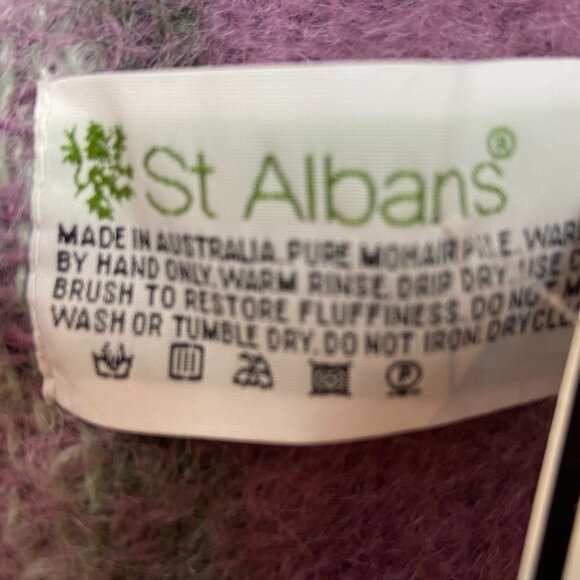 NWT Mohair Wool Scarf Shawl St Albans Australia - Picture 12 of 14